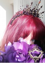 Дизайнерска корона за абитуриентски бал в лилаво- Amethyst Rose
